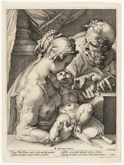 La Sainte Famille - Hendrick Goltzius