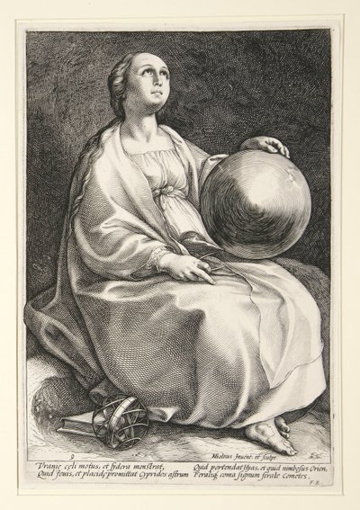 Les neuf muses - Hendrick Goltzius