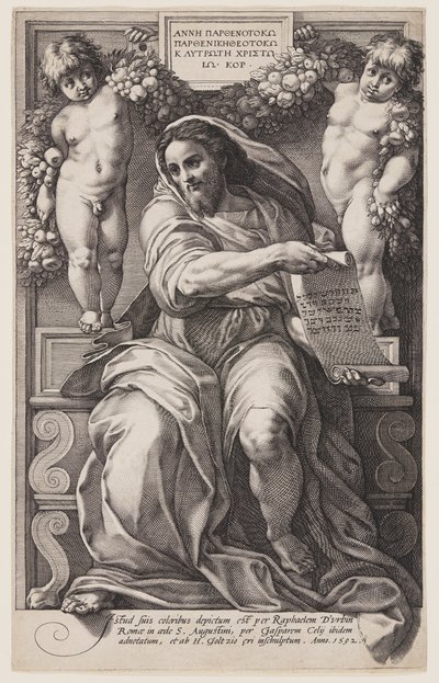 Le prophète Isaïe - Hendrick Goltzius