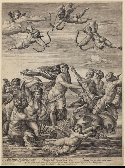 Le triomphe de Galatée - Hendrick Goltzius