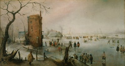 Patinage près d