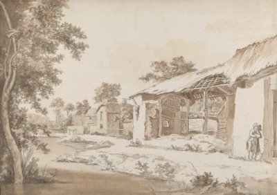 Ferme en ruine près de Coombe à Gittisham dans le Devon, à trois miles de Honiton, Devon - Hendrik Frans de Cort