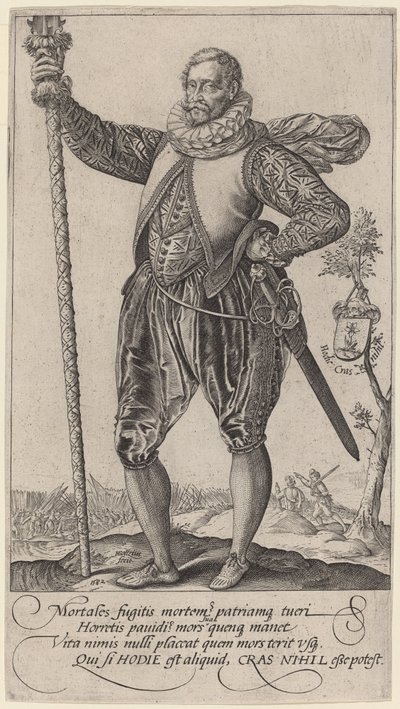 Un piquier tourné vers la gauche - Hendrik Goltzius