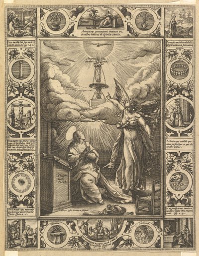 Ave Maria, des Scènes Allégoriques sur la Vie du Christ, des Allégories Chrétiennes et Profanes - Hendrik Goltzius