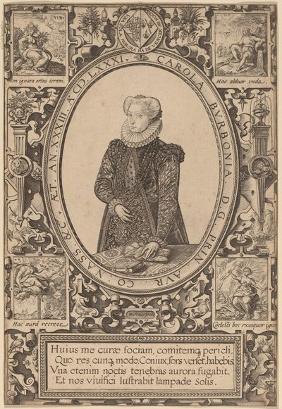 Charlotte de Bourbon - Hendrik Goltzius