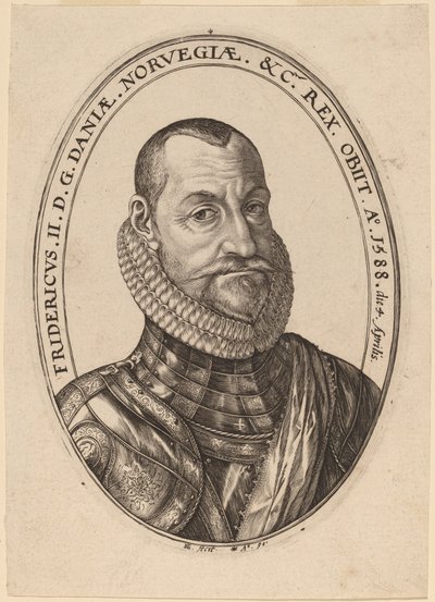 Frédéric II, roi de Danemark et de Norvège - Hendrik Goltzius