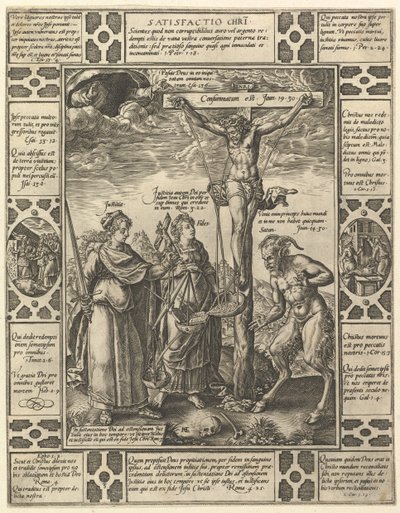 Satisfactio Christi, des Allégories de la Foi Chrétienne - Hendrik Goltzius