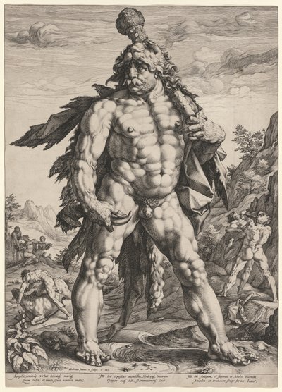 Le Grand Hercule ou Knollenman, 1589 - Hendrik Goltzius