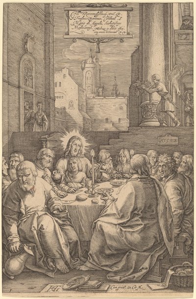 La Cène - Hendrik Goltzius