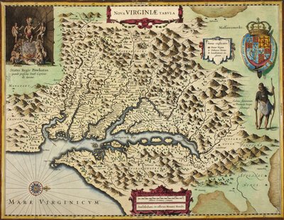 Carte de la Virginie - Hendrik I Hondius