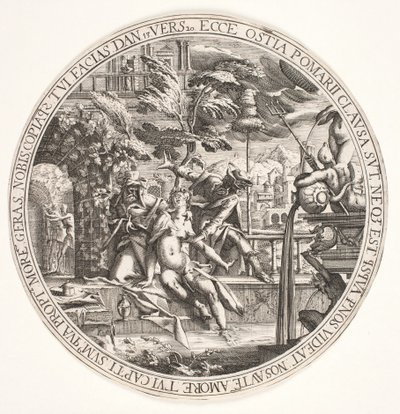 Suzanne au bain - Hendrik I Hondius