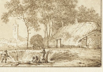 Faucheurs près d