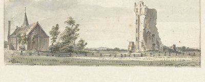 La ruine de la Maison de Clèves près de Haarlem - Hendrik Spilman