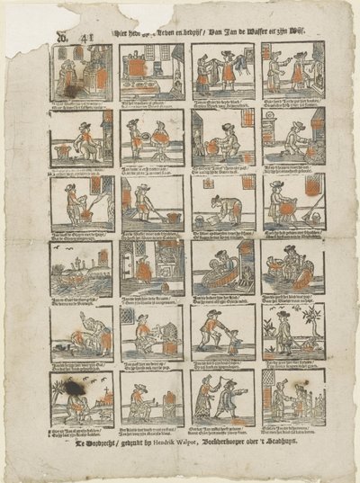 Voici la vie et les affaires de Jan de Wasser et de sa femme - Hendrik Walpot