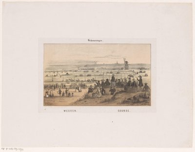Course à Scheveningen le 3 août 1846 (Souvenir de Scheveningen) - Hendrik Wilhelmus Last