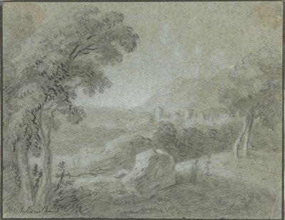 Paysage vallonné du sud avec une ville à l