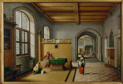 Jésus dans la maison de Marthe et Marie de Béthanie ... - Hendrik van Steenwyck