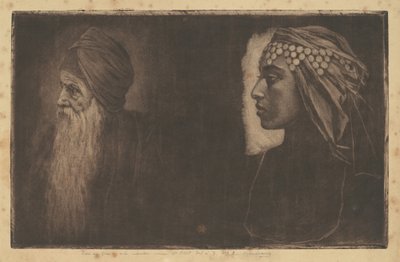 Salomon et Cléopâtre - Henri-Charles Guérard