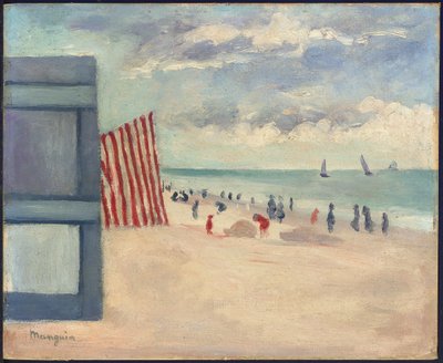 La plage au Touquet - Henri Charles Manguin
