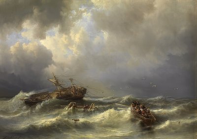 Naufrage. 1857 - Henri Adolphe Schaep