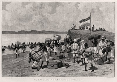 Passage du Nil (gravure par A. Paris pour illustrer l
