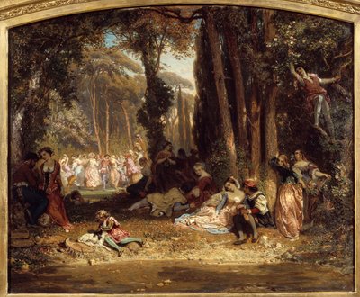 Fête de printemps en Toscane - Henri Baron