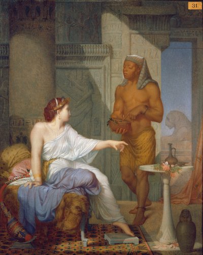 Cléopâtre et son esclave - Henri Blaise Francois Dejussieu