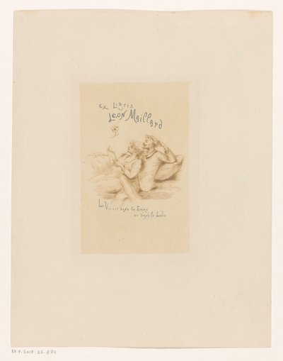 Ex libris van Leon Maillard - Henri Boutet