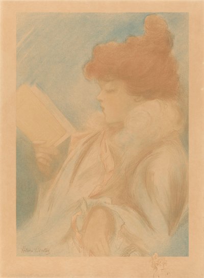 Femme lisant - Henri Boutet