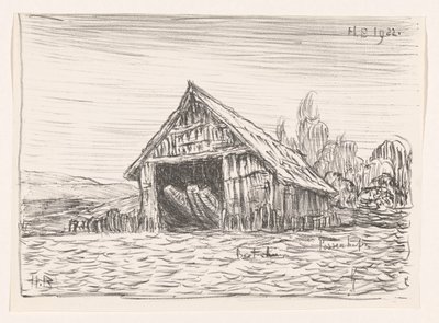 Maison de bateau à Possenhofen - Henri Braakensiek