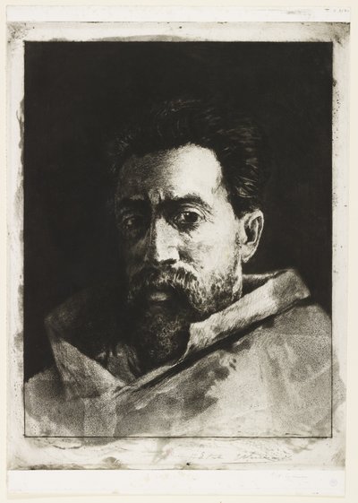 Autoportrait, c.1888 - Henri Charles Guérard