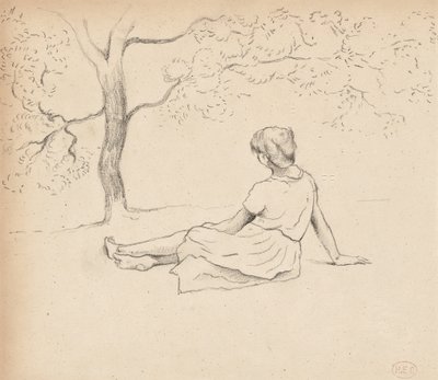 Étude pour "Les Blanchisseuses en Provence", c.1885-89 - Henri Edmond Cross