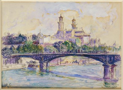 La Seine devant le Trocadéro - Henri Edmond Cross