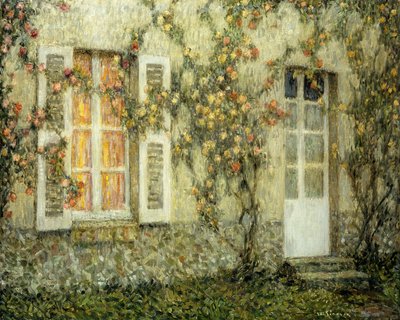 La Maison aux Roses - Henri Eugene Augustin Le Sidaner