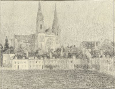 Vue de Chartres - Henri Eugene Le Sidaner