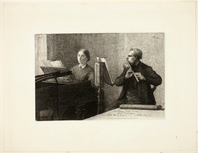 Une pièce de Schumann - Henri Fantin-Latour
