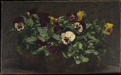 Nature morte aux pensées - Henri Fantin-Latour