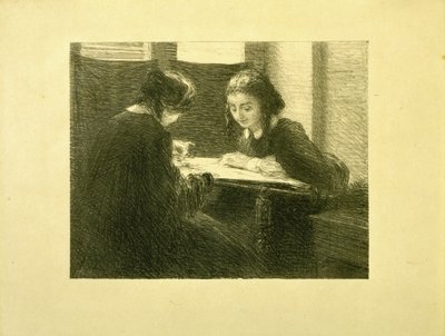 Les Brodeuses, No. 3 - Henri Fantin-Latour