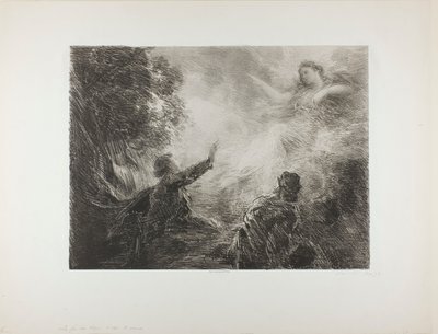 La fée des Alpes, première planche - Henri Fantin-Latour