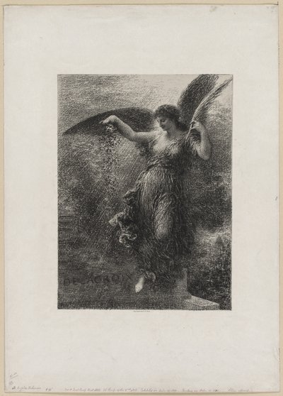 À Eugène Delacroix - Ignace Henri Jean Fantin Latour