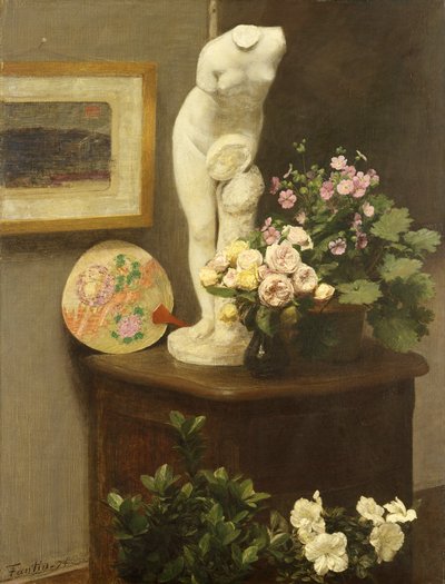 Fleurs et objets divers - Ignace Henri Jean Fantin Latour