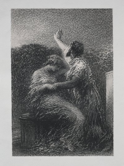 Le mage Baltazar et Fatime - Ignace Henri Jean Fantin Latour