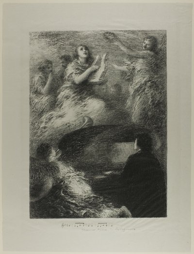 La dernière composition de Robert Schumann - Henri Fantin Latour