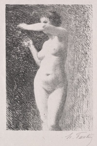 Étude pour Ève - Ignace Henri Jean Fantin Latour