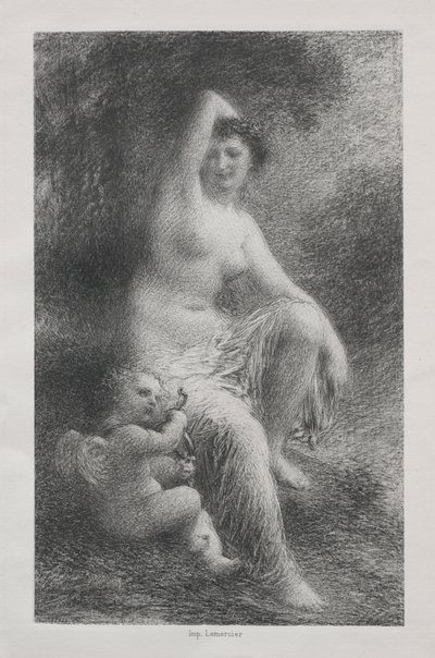 Vénus et Cupidon - Ignace Henri Jean Fantin Latour