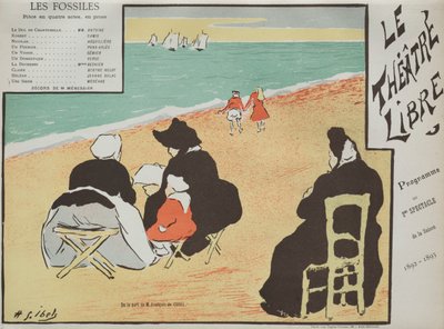 Les Fossiles (Programme du Théâtre Libre) - Henri Gabriel Ibels