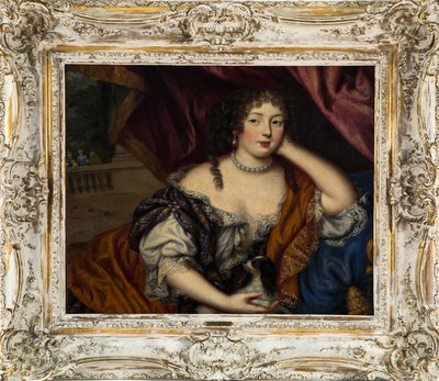 Portrait de Louise Renée de Penancoët de Kérouaille, Duchesse de Portsmouth 1649-1734 - Henri Gascar