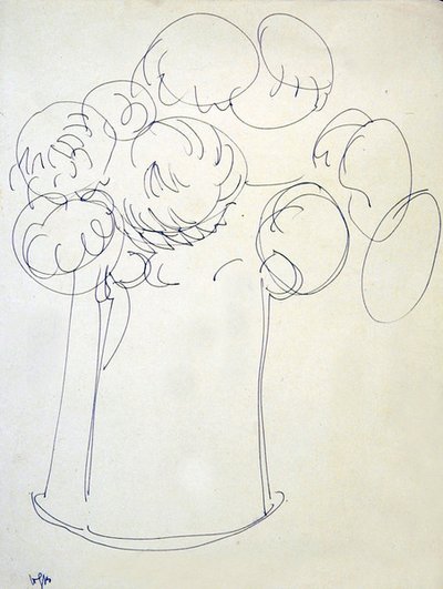 Fleurs dans un pichet - Henri Gaudier Brzeska