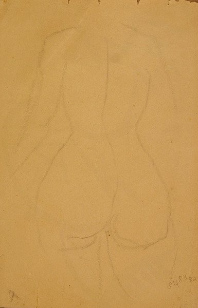 Femme Nue à mi-corps - Henri Gaudier Brzeska