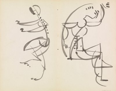Deux Études de Figures - Henri Gaudier Brzeska